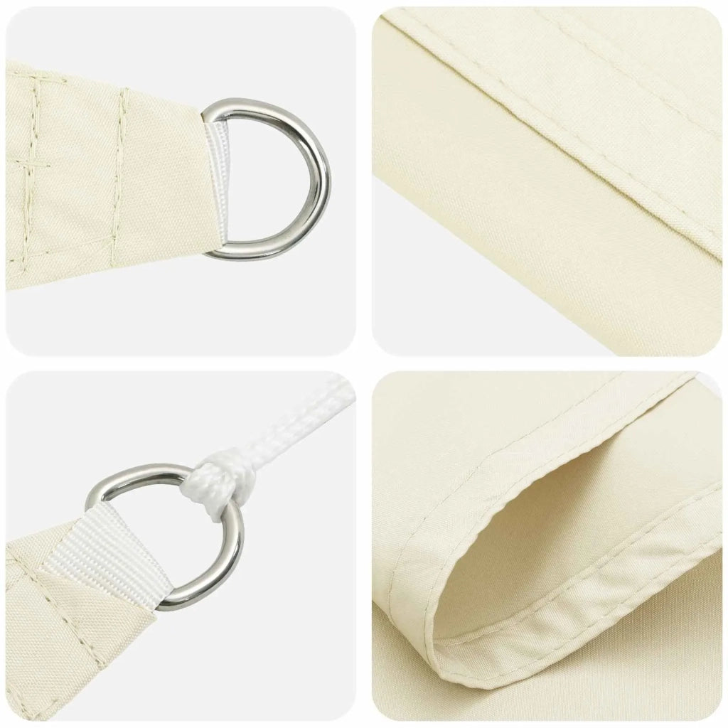 Vela da ombra solare Crema 6 x 2 m 100% Poliestere Oxford