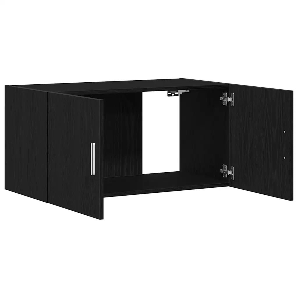 Armadietto a Muro Rovere Nero 80x39x40 cm in Truciolato 862012