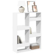 Libreria-Scaffale per Libri-Mobile di Stoccaggio Bianca 100x33x135 cm in Legno Multistrato
