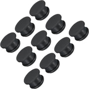Stop per gomiti acqua con sigillatura in gomma per cappucciature acqua - diametro 14mm - nero - 10 pezzi