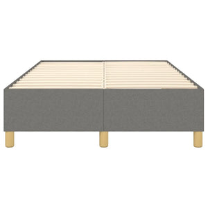 Struttura Letto a Rete a Molle Grigio Scuro 120x200 cm Tessuto 3120946