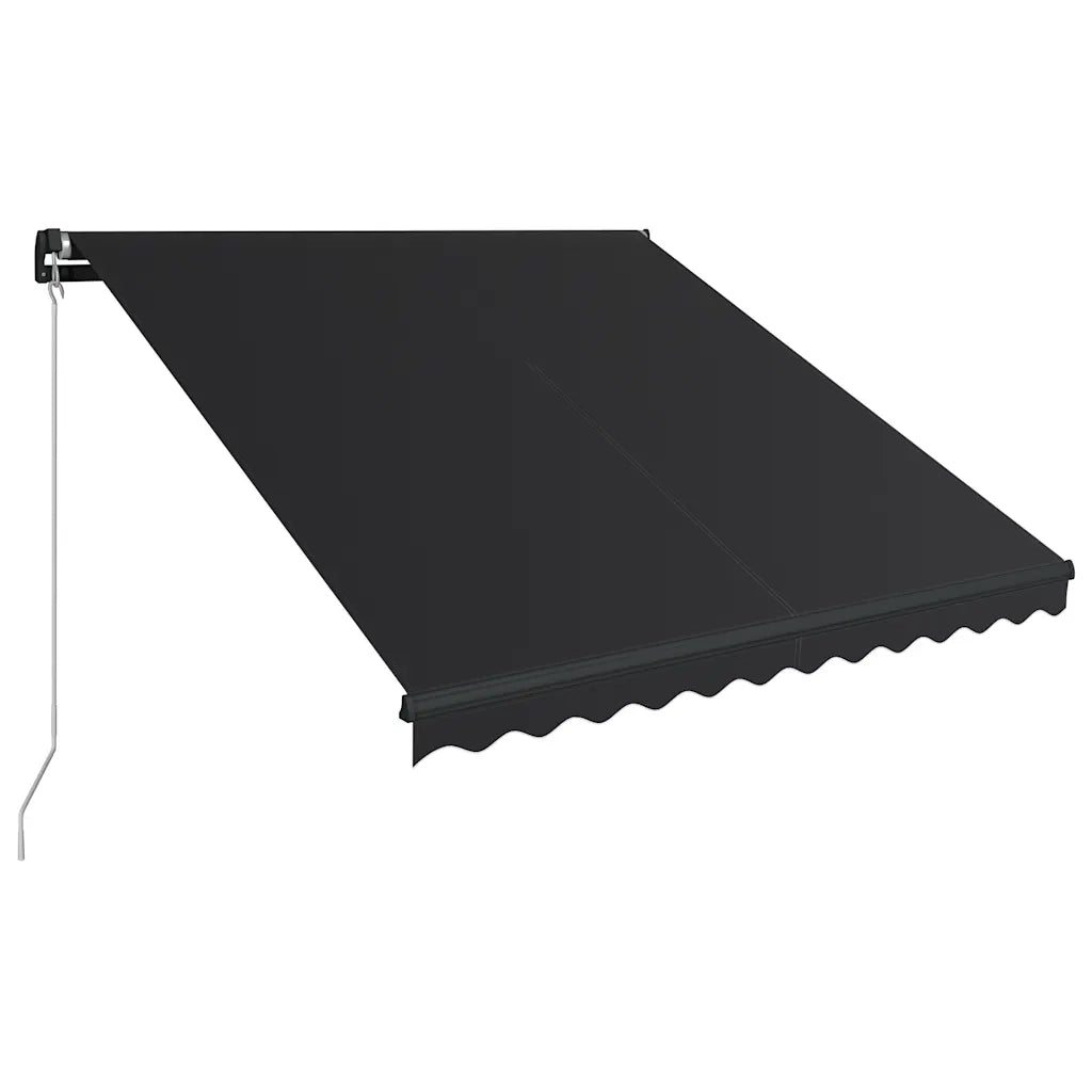 Tenda da Sole Retrattile Manuale 350x250 cm Antracite 3051238