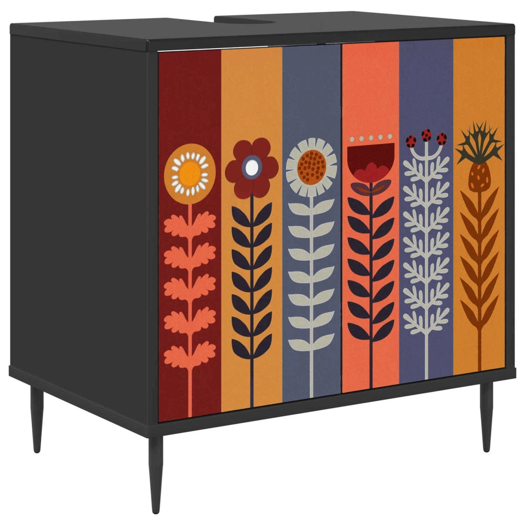 Mobile da Bagno ESSEN Rovere Nero 60 x 40 x 61 cm 8007422