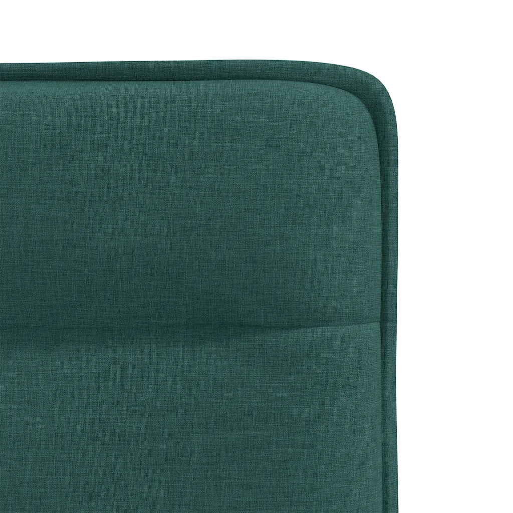 vidaXL Sedie da Pranzo 2 pz Verde Scuro in Tessuto
