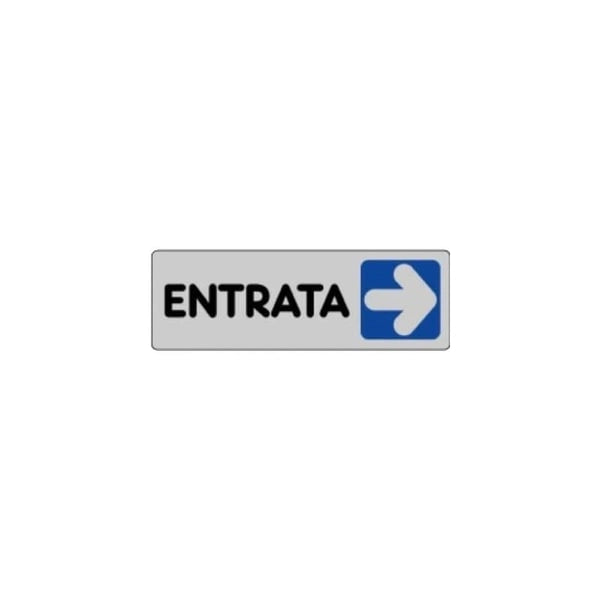 ETICHETTA 'ENTRATA DX' 15x5 cm - 10 pezzi