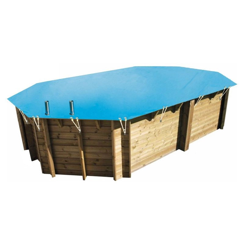 Copertura Invernale Per Piscina Northwood Ottagonale Allungato 4,90 X 3,55 M Dimensione piscina: 5.50 X 3.55 m