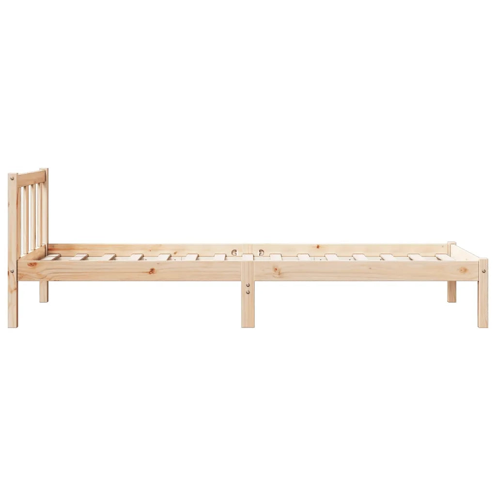 vidaXL Letto Extra Lungo senza Materasso 90x220 cm in Legno di Pino