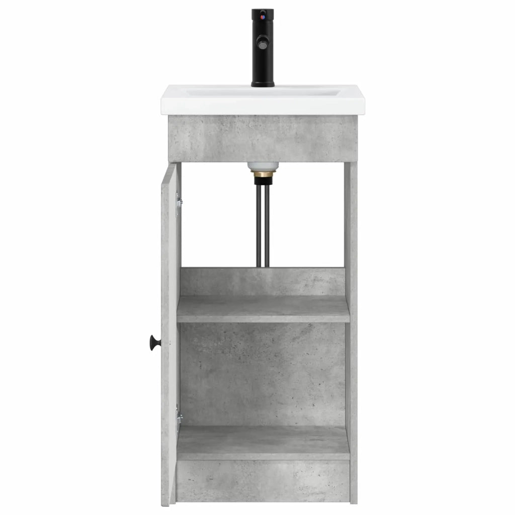 Mobile da bagno con lavabo Grigio Cemento 42 x 40 x 84,5 cm