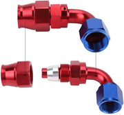 Manicotto di combustibile con manopola regolabile - Manicotto di combustibile 6mm - Manicotto di combustibile per motore fuoribordi - AN6 - T6160 Alluminio - Trattamento anodizzato - Tubo di combustibile