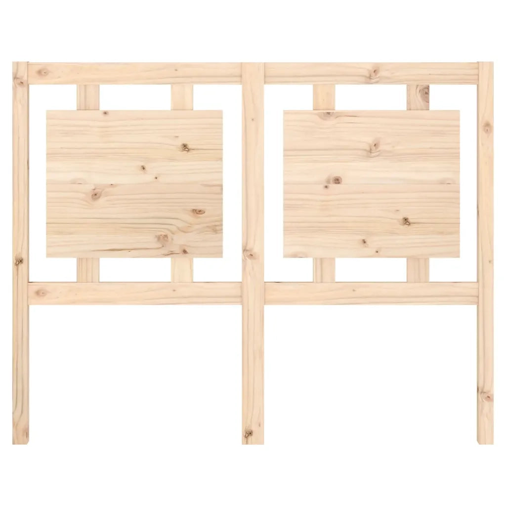 Testiera Letto 125,5x4x100 cm in Legno Massello di Pino