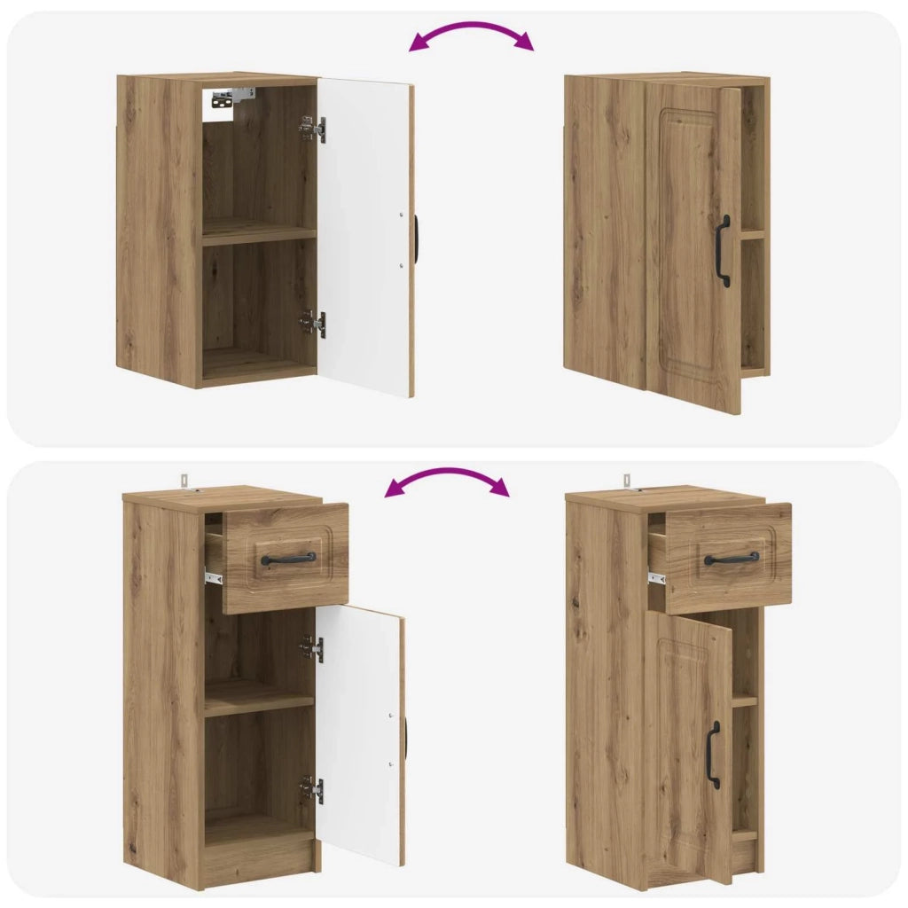 Set di armadietti da bagno in 3 pezzi UTRECHT 3417818