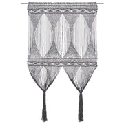 Tenda MacramÃ¨ Antracite 140x240 cm in Cotone  cod mxl 67458
