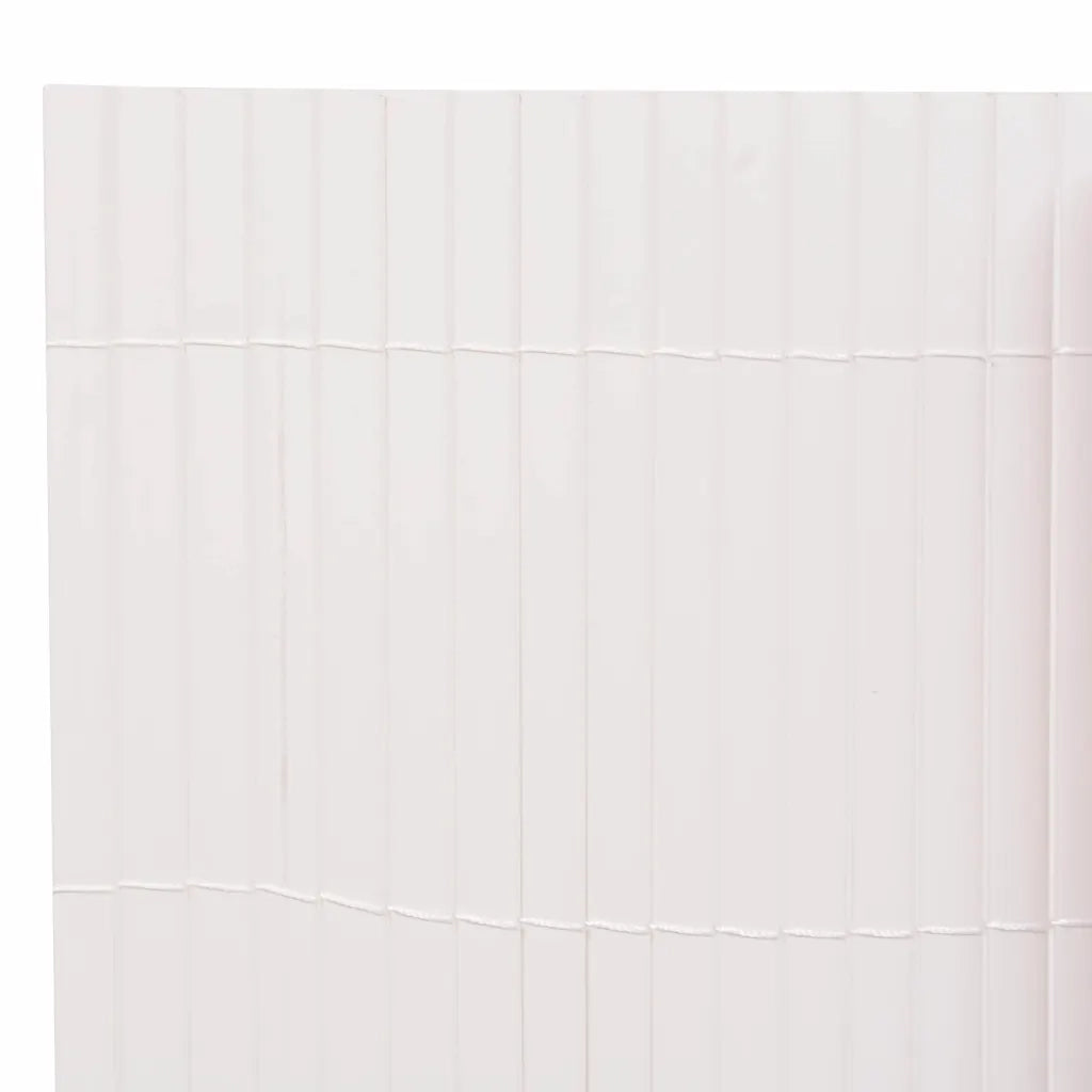 Recinzione da Giardino a Doppio Lato 90x300 cm Bianca 43622