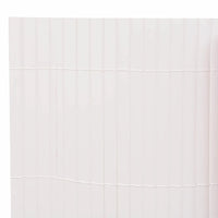 Recinzione da Giardino a Doppio Lato 90x300 cm Bianca 43622
