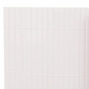 Recinzione da Giardino a Doppio Lato 90x300 cm Bianca 43622