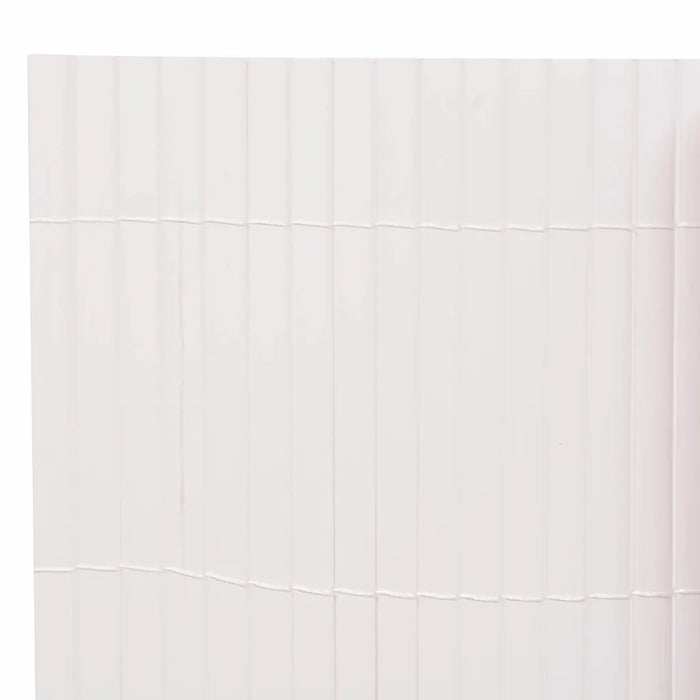 Recinzione da Giardino a Doppio Lato 90x300 cm Bianca 43622