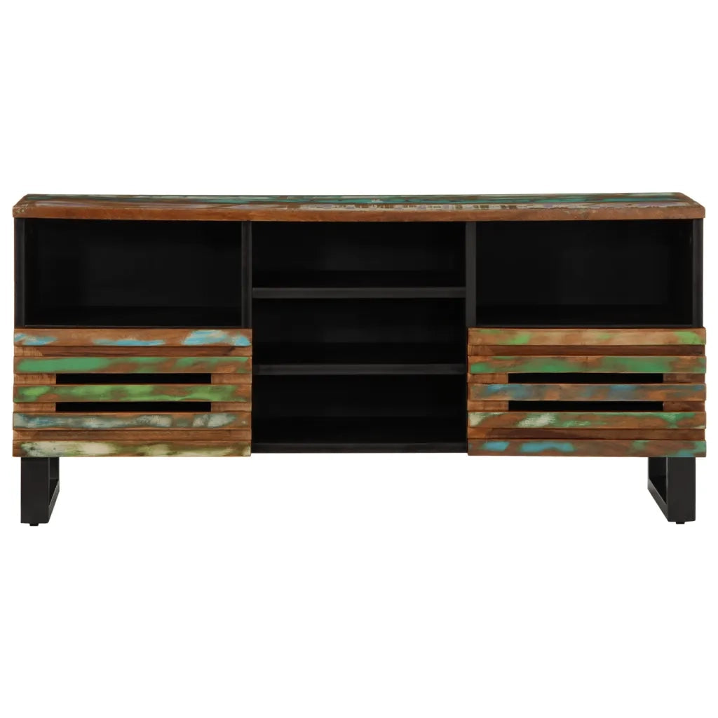Mobile Porta TV 100x34x46 cm in Legno Massello di Acacia