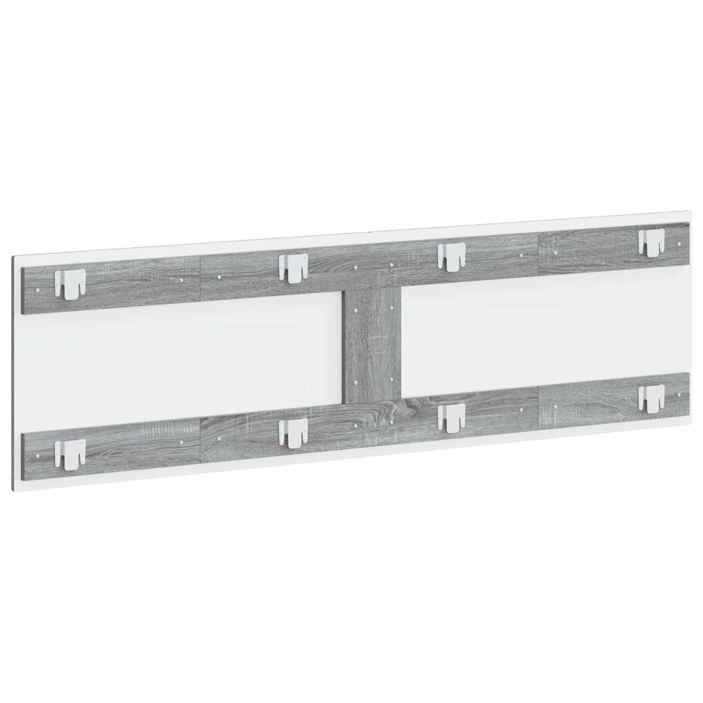 Testiera da Muro UTRECHT Sonoma grigio Legno ingegnerizzato 897821