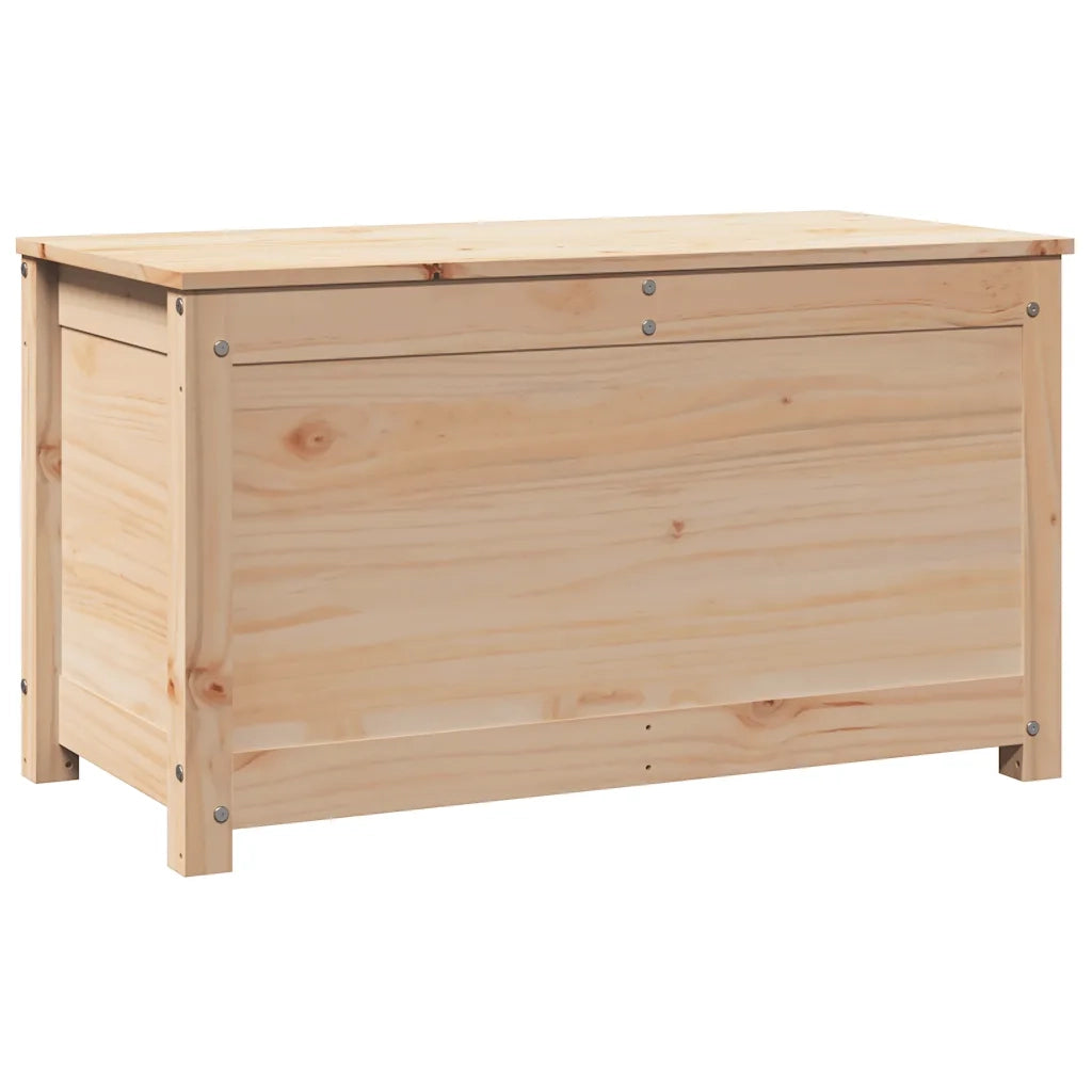 Contenitore Portaoggetti 80x40x45,5cm Legno Massello Pino 823534
