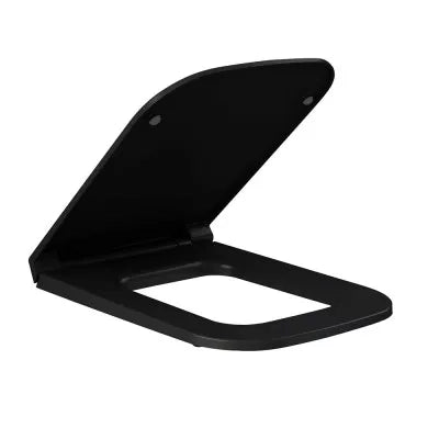 Copriwc originale nero opaco soft-close Rak serie Metropolitan