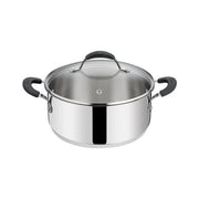 Casseruola lagostina 012896032426 tempra semi fonda con coperchio acci
