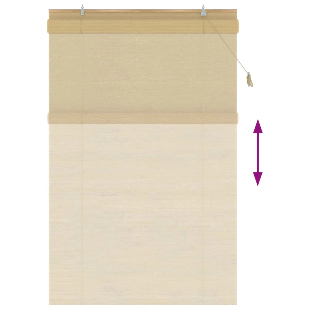 Tenda a rullo Naturale 160 x 220 cm Bambù 42040584