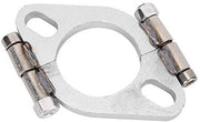Flangia di scarico 2 pollici a forma ovale - Flangia di riparazione - Flangia di sostituzione della canna di scarico - Acciaio al carbonio - Produzione professionale - Facile da riparare