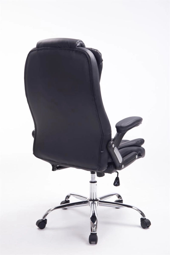 Sedia da ufficio Thor in similpelle nero