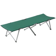 Letto da Campeggio Pieghevole ¨C Xylo ¨C Tessuto Oxford 600D Struttura Metallo 193x64x40 cm Verde