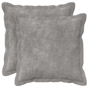 Federa 2 pcs HOUTEN Grigio Chiaro 35 x 35 cm 916505
