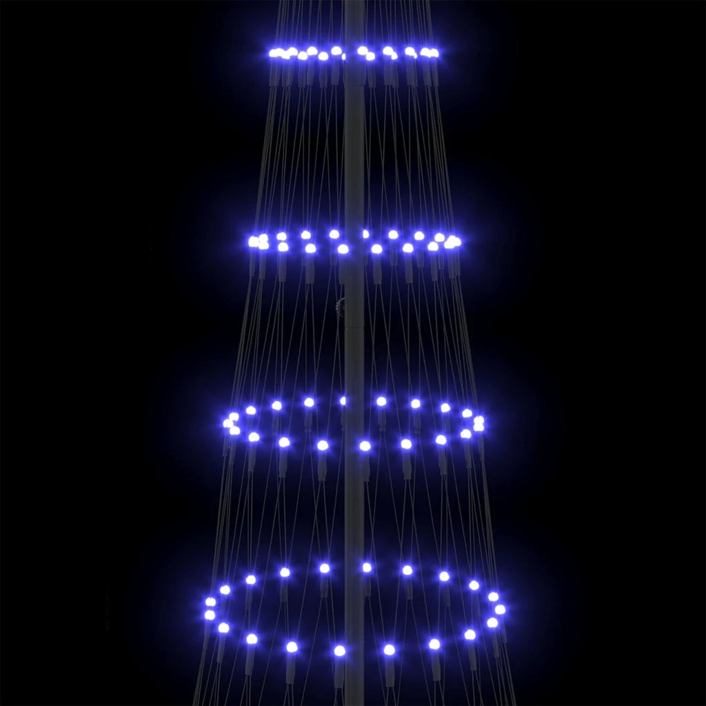 Albero di Natale LED con 355 LED Blu 302,5 cm Metallo