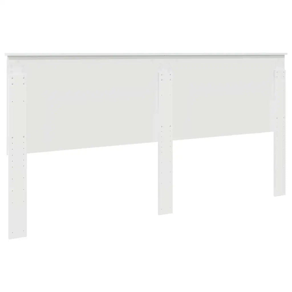 Testiera-Testata-Testiera Decorativa Bianco Lucido 200 cm Legno multistrato 614747