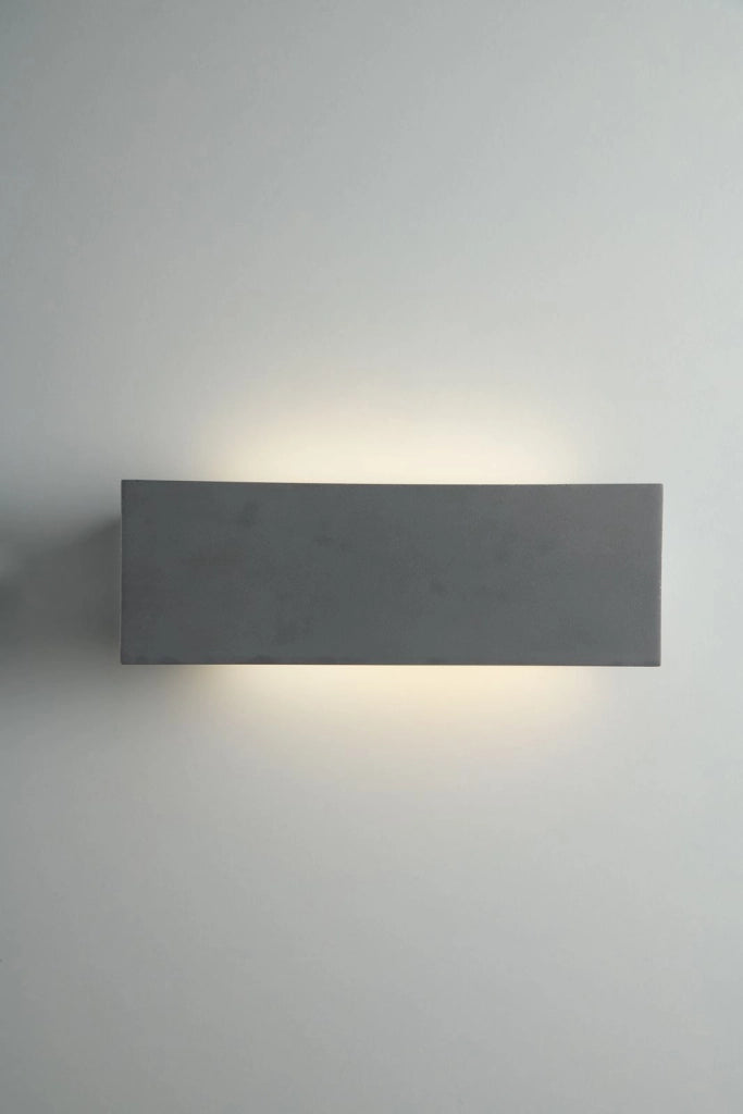 APPLIQUE LED PARKER GRIGIA 16W 2100LM CCT 3000K / 4000KIP65 50X4,5X10,2CM