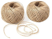 Corda in Juta 2 mm x 100 m - Corda di Juta - Corda per Artigianato - Corda per Giardino - Materiale di Imballo - Utilizzo Multifunzionale