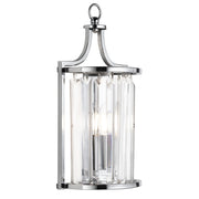 Applique Contemporanea Victoria Acciaio Cromo Vetro 1 Luce E14