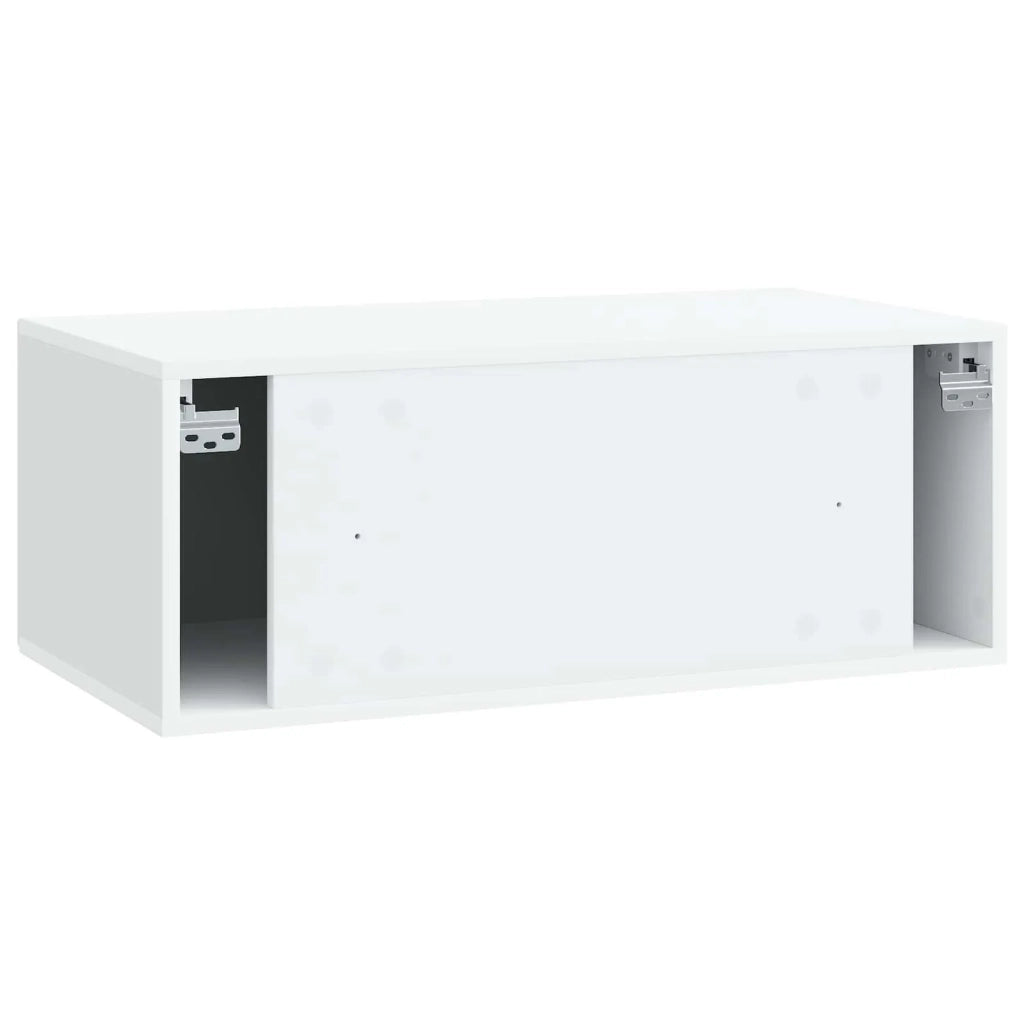 Mobile Porta TV da Muro Bianco 78,5 x 41 x 30 cm 898515