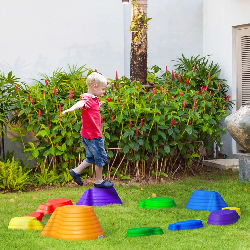 Pietre da Giardino Balance-Steine ¨C zephmum ¨C 11 Pezzi Stapelbar Antiscivolo