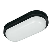 Plafoniera canale ovale nera LED 8W 4000K IP64 Davo