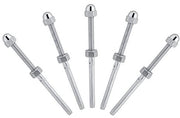 Draadeinden in Acciaio Inox - Duraturo e Resistente - Adatto per Palafitte in Legno - 20 Pezzi - Ideali per Cavi da 1/8 pollice - Per Interno e Esterno