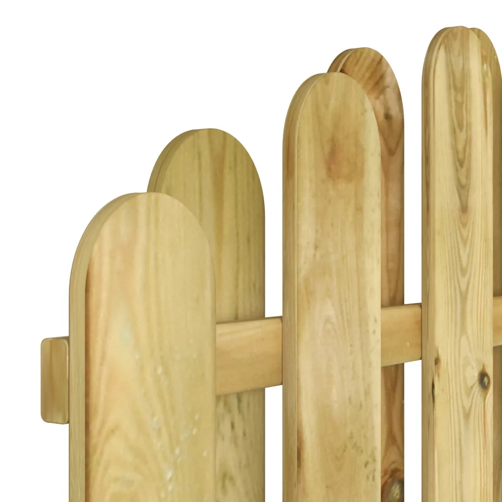 Cancello da Giardino in Legno di Pino Impregnato 100x125 cm 45328