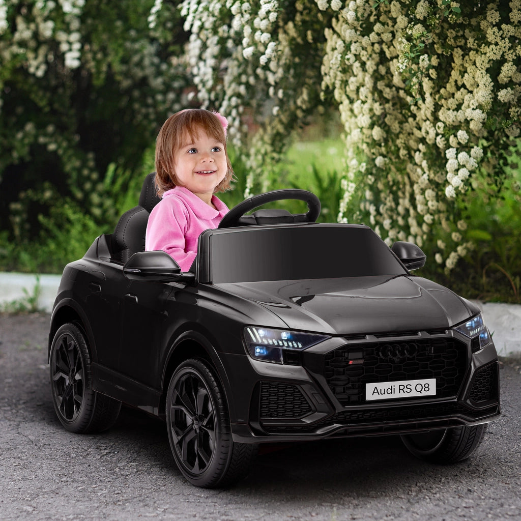 Auto elettrica per bambini Audi RS Q8 ¨C zephmum ¨C Nero