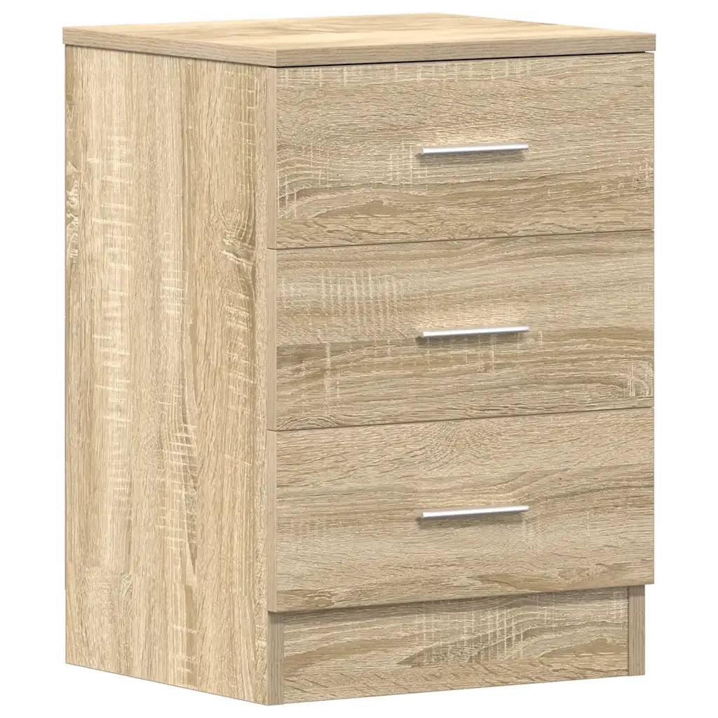 Comodini 2 pz Rovere Sonoma 38x35x56 cm in Legno Multistrato 800457
