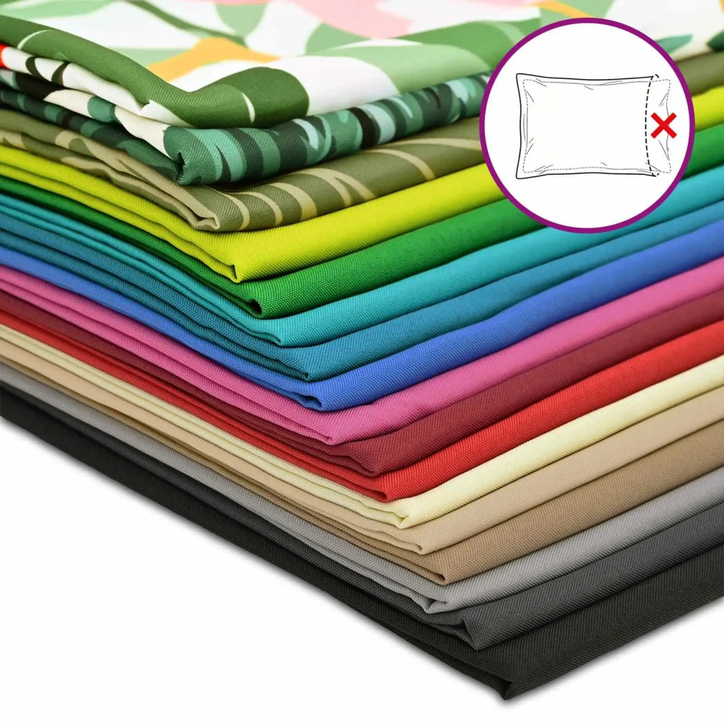 Federa 6 pcs HEERLEN Nero 35 x 35 cm Poliestere 908150