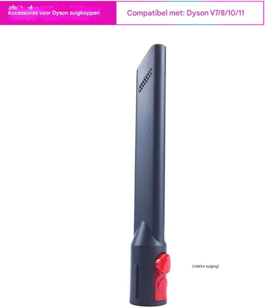 Accessori per Dyson stufa, compatibili con Dyson V7, V8, V10, V11, V12 e V15: attacco a pavimento, set di spazzole (matraccia, spazzola rotonda e spazzola morbida).