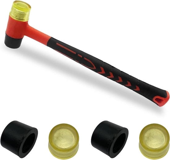 Piccola Moltello in Gomma da 25mm con 4 Testine Sostituibili - Piastrelle in Vinile per Campeggio - Attività Artigianali Accessori