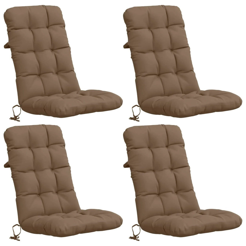 Cuscini per Sedia Alta in 4 Pezzi VIANEN 4 pcs 100% Poliestere 953753