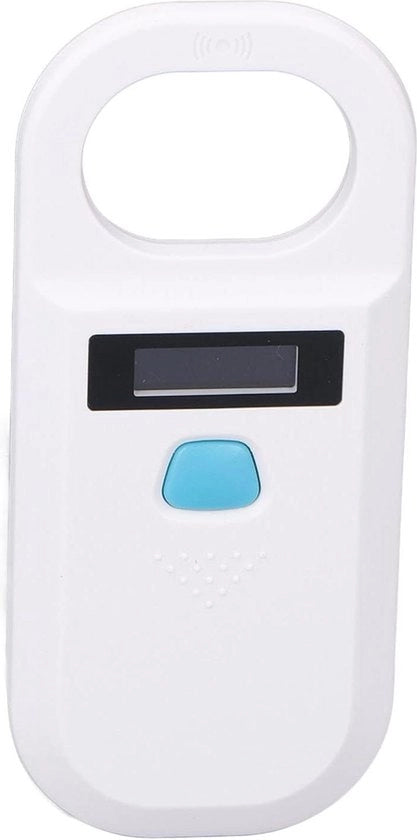 Scanner di Etichetta Microchip Multiprotocollo - Senza Contatto - Caricabile via USB - Portatile - Lettore di Etichette per Animali Domestici