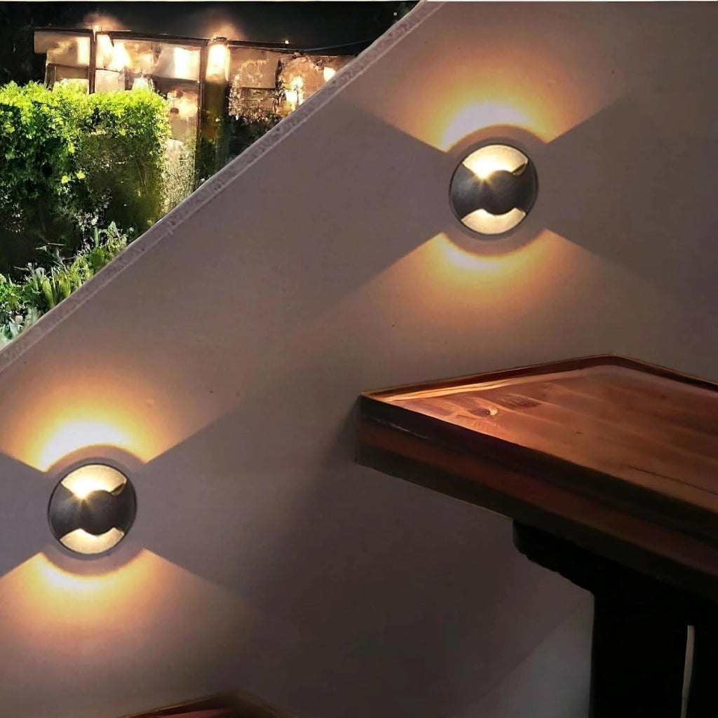 Faretto LED Calpestabile da Esterno Radente 4W 320lm 12V IP65 Biemissione Luce Naturale 4000K Grigio
