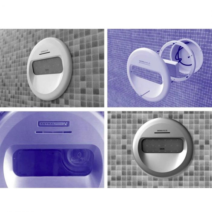 Lampada Lumiplus Design Led Bianca - Colore Effetto Inox Colore: Bianco Puro