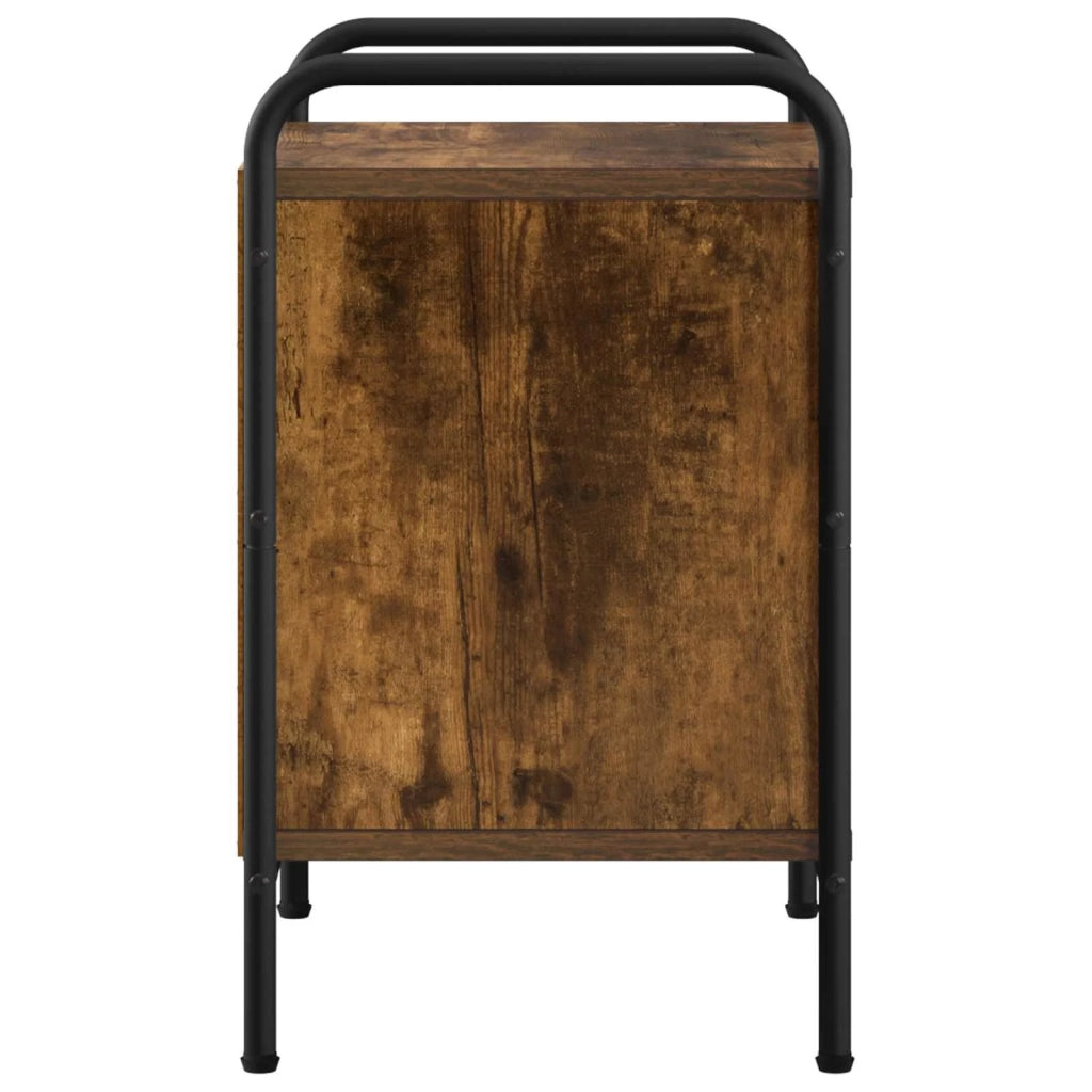 Armadio da Notte Rovere Fumo 40 x 30 x 50 cm 8013522